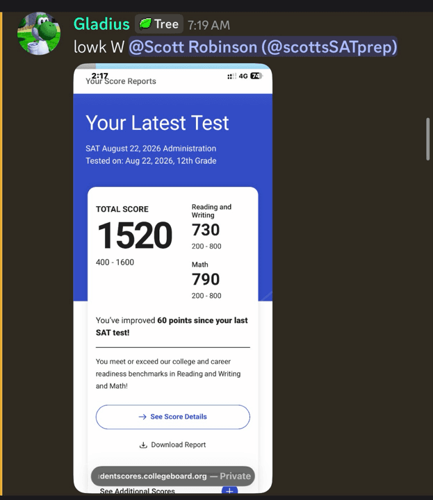 1500 Blueprint student testimonial