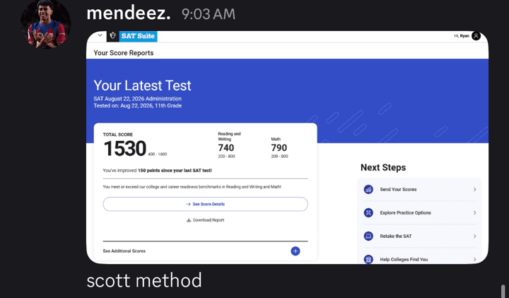 1500 Blueprint student testimonial