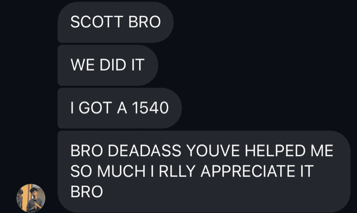 1500 Blueprint student testimonial